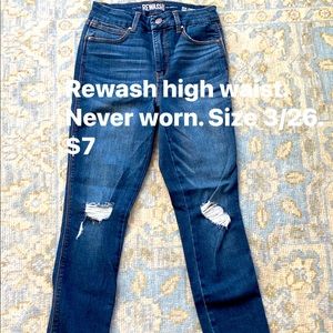 Rewash jeans. Never worn!